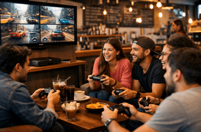 From Bedrooms to Cafés: How Gaming Is Becoming a Social Experience Again